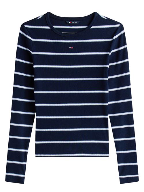 T-shirt manica lunga in cotone elasticizzata Tommy Jeans | DW0DW173870A6